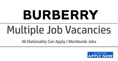 burberry job london|burberry jobs vacancies.